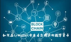 如何在tpWallet中查看您购买的数字货币