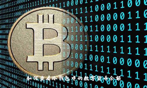 如何查看冷钱包中的数字货币余额