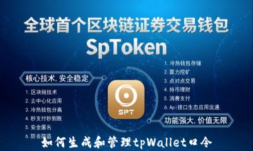 
如何生成和管理tpWallet口令